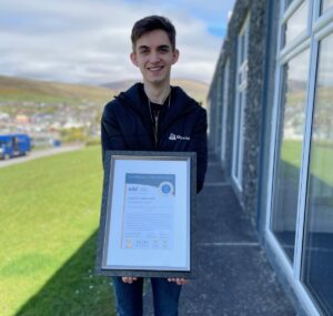 James Greany Wins Student entrepreneur prize 2022