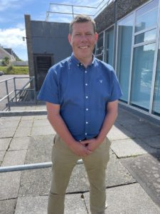 Bernard O'Sullivan outside Dingle Hub