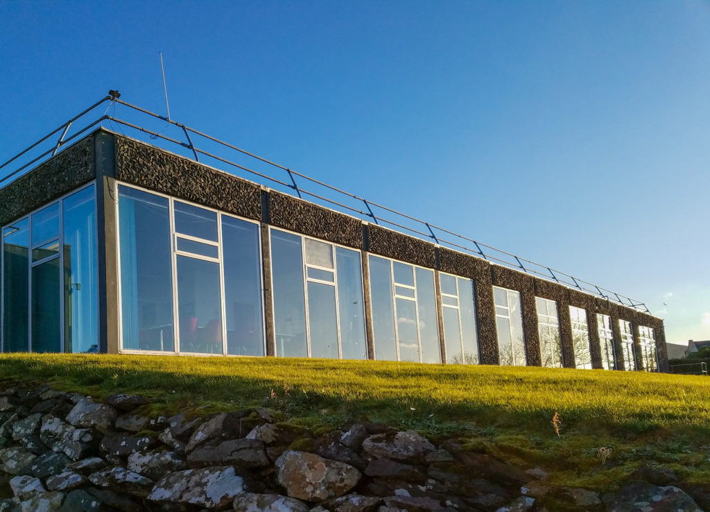 Dingle Hub building in sunlight