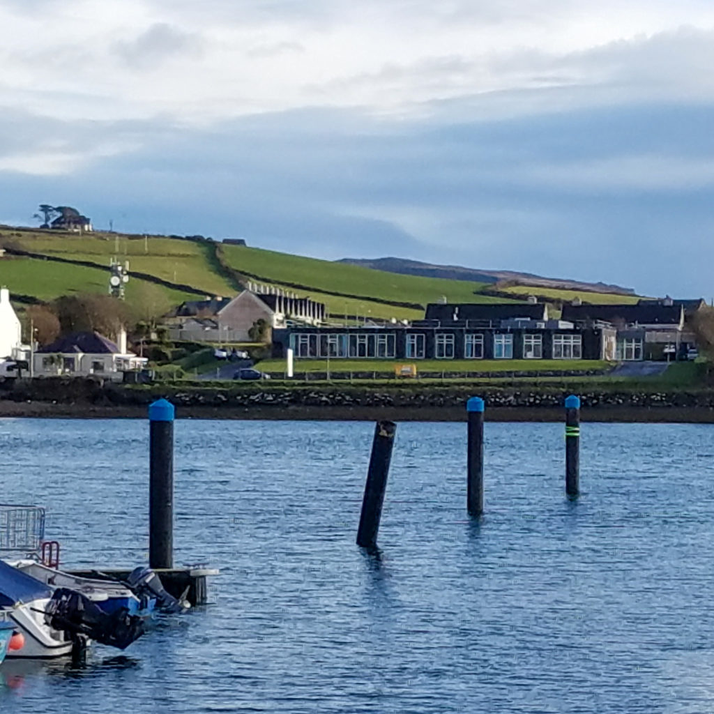 Building at Cooleen, shot from the Marina