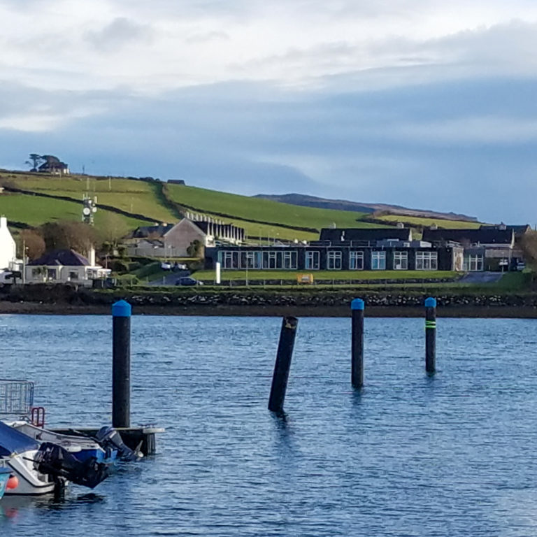 Building at Cooleen, shot from the Marina