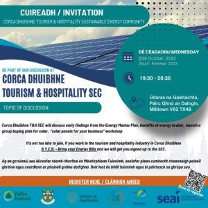 Tourism SEC October Meeting graphic and information