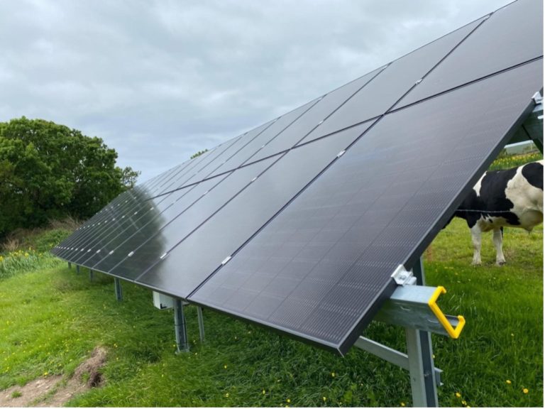 Ground-mounted Solar PV panels