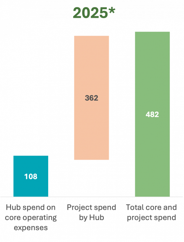 Hub financial model 2025
